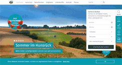 Desktop Screenshot of hunsruecktouristik.de