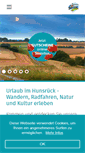 Mobile Screenshot of hunsruecktouristik.de